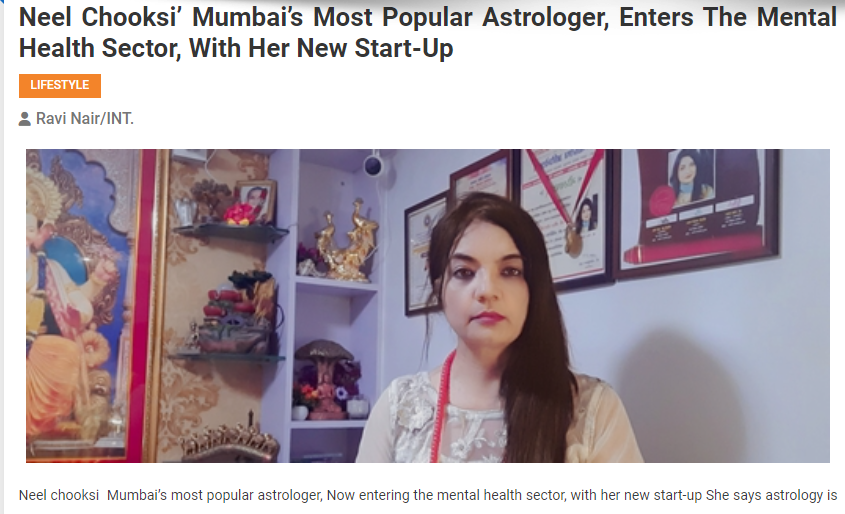 Neel Chooksi’ Mumbai’s Most Popular Astrologer